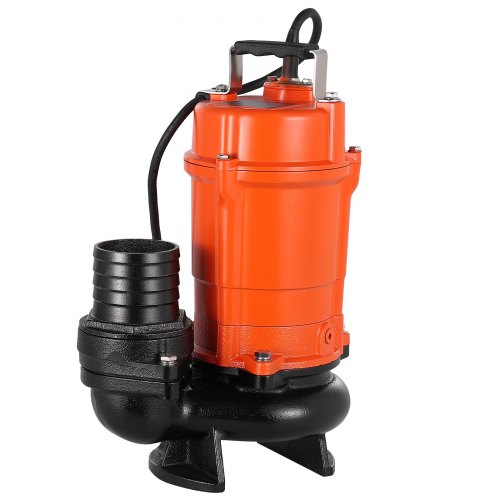 1 HP Submersible Trash Pump 5000 GPH 120V Cast Iron Submersible Sump