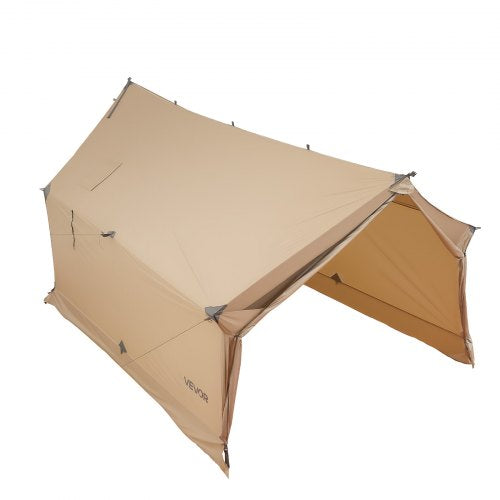 Camping Hot Tent 2 Persons Cabin Hot Tent with Stove Jack Waterproof