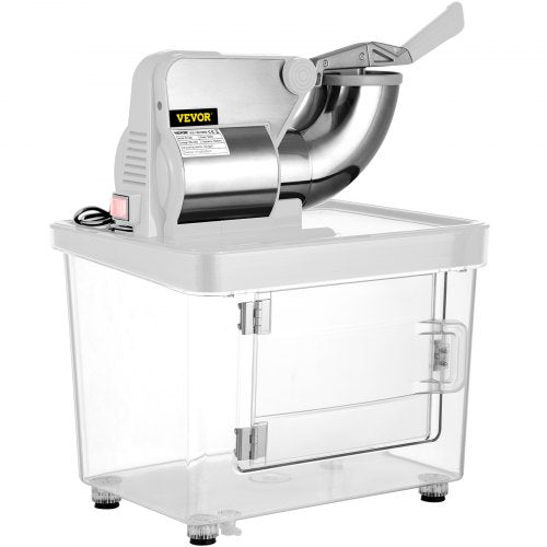 110V Commercial Ice Crusher 440LBSH ETL Approved 300W Electric Snow Cone