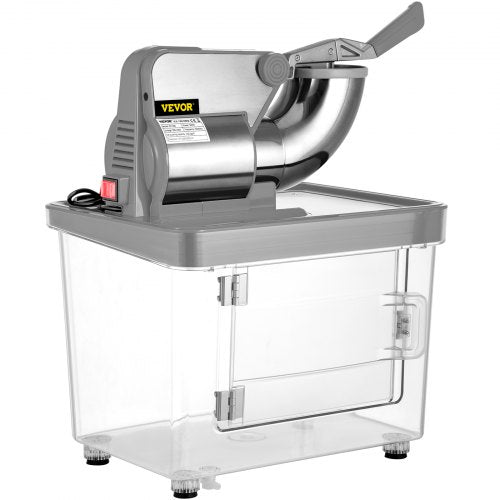 110V Commercial Ice Crusher 440LBSH ETL Approved 300W Electric Snow Cone