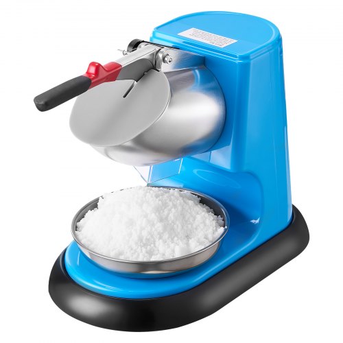 Ice Crusher Machine 220lbs Per Hour Electric 4 Blades Snow Cone Maker