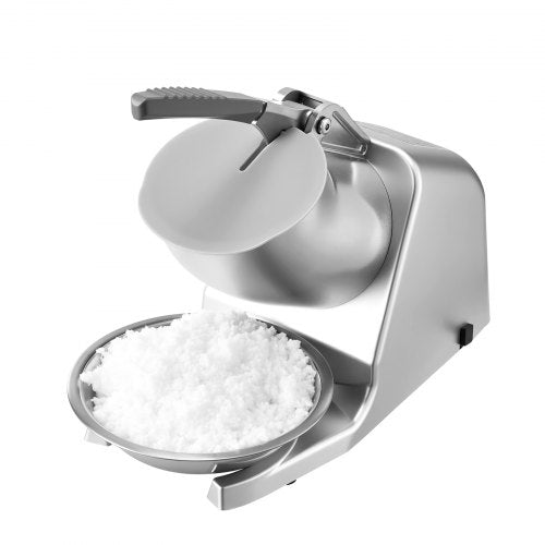 Ice Crusher Machine 143lbs Per Hour Electric 2 Blades Snow Cone Maker