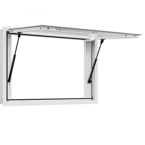 Concession Window 36x24 in Aluminum Alloy Service Window for Food Truck