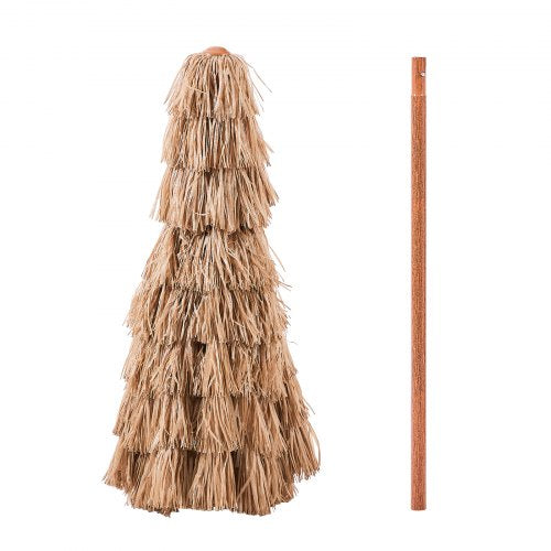 Tiki Umbrella 9 ft Thatched Patio Umbrella with Tilt 2Tier Hawaiian Style