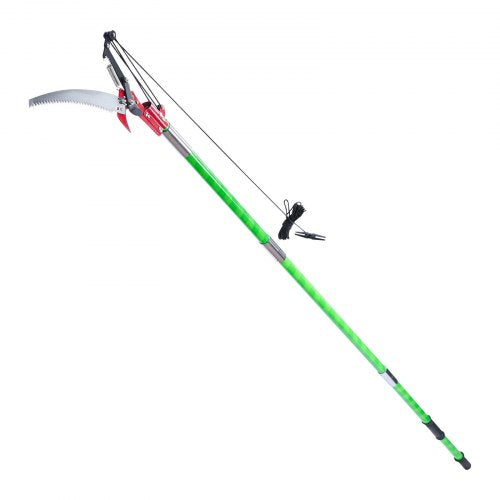 Manual Pole Saw 38727 ft Extendable Pole Tree Pruner with Scissors Sharp
