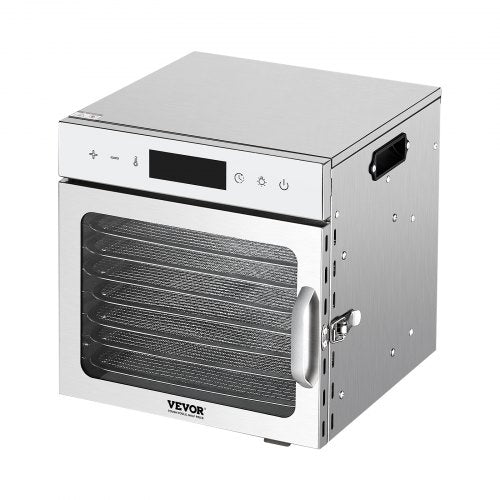 Food Dehydrator Machine 8 Stainless Steel Trays 400W Electric Food Dryer