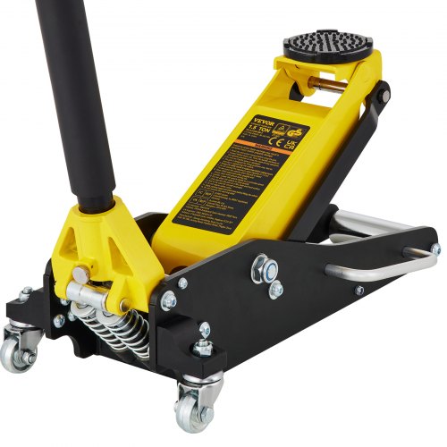 15 Ton Low Profile Aluminum Steel Racing Floor Jack Dual Pump Lift Car – 950 MM