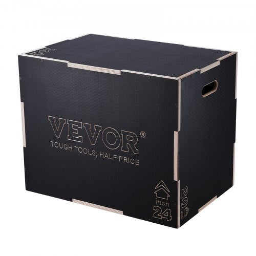 3 in 1 Plyometric Jump Box 302420 Inch Wooden Plyo Box Platform
