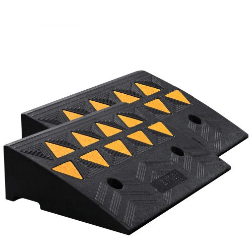 Rubber Curb Ramp 2 Pack 5 Rise Height HeavyDuty 33069 lbs15 T Capacity