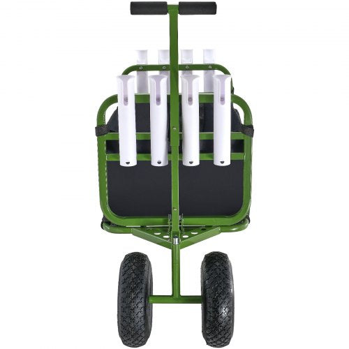 Beach Fishing Cart 300 lbs Load Capacity Foldable Fish and Marine Cart