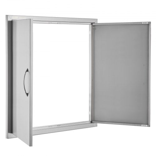 BBQ Access Door 31W x 31H Inch Double Outdoor Kitchen Door Stainless Steel