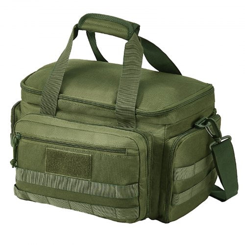 Range Bag for 4 Pistols Tactical Gun Range Bag Single Shoulder Strip Green – 6 L