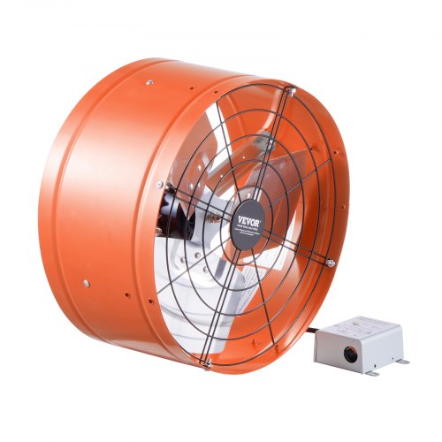 Gable Mount Fan 15 Inch Attic Exhaust Fan with Adjustable Thermostat