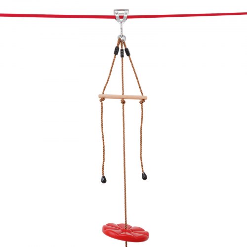 Zipline Kit for Kids and Adult 65 ft Zip Line Kits Up to 500 lb Backyard