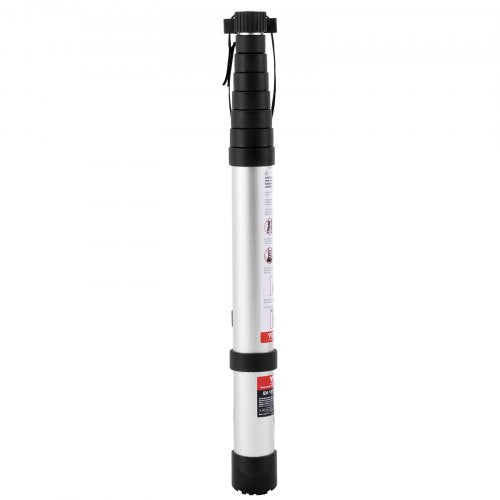 Telescoping Ladder 8.5FT Aluminum Lightweight Extension Ladder Onebutton