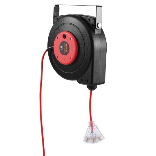 Retractable Extension Cord Reel 45 FT Heavy Duty 12AWG3C SJTOW