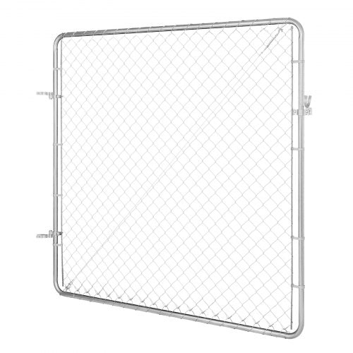 Chain Link Fence Gate 70 x 72 in Adjustable Chain Link Fence Panel Fit 3