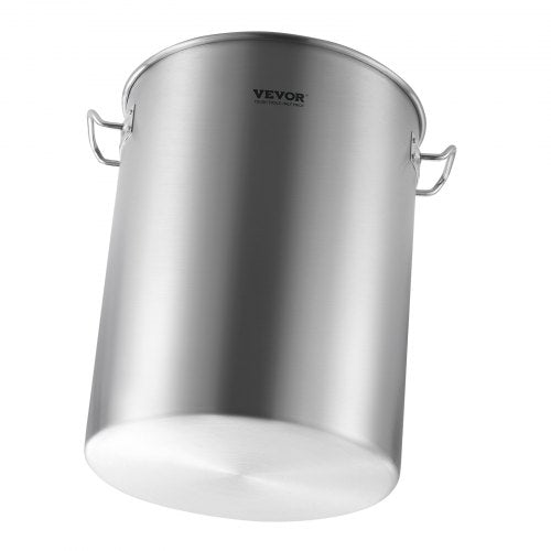 Stainless Steel Stockpot 36 Quart Cooking Pots Cookware Sauce Pot with Basket