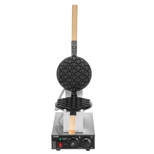 Commercial Bubble Waffle Maker 1400W Egg Pancake Baker Machine NonStick
