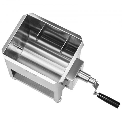 Manual Meat Mixer 15L Fixed Tank Meat Processing EquipmentMixing Max 15LBS
