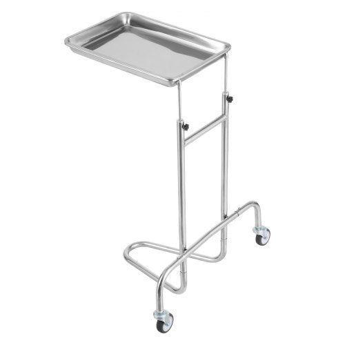 Stainless Steel Lab Carts Lab Utility Cart with Single Tray Mobile Medical
