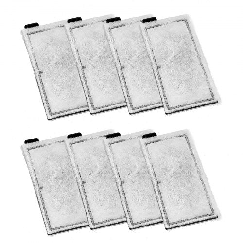 Aquarium Filter Cotton 8 PCS Fish Tank Replacement Filter Cartridges for 5
