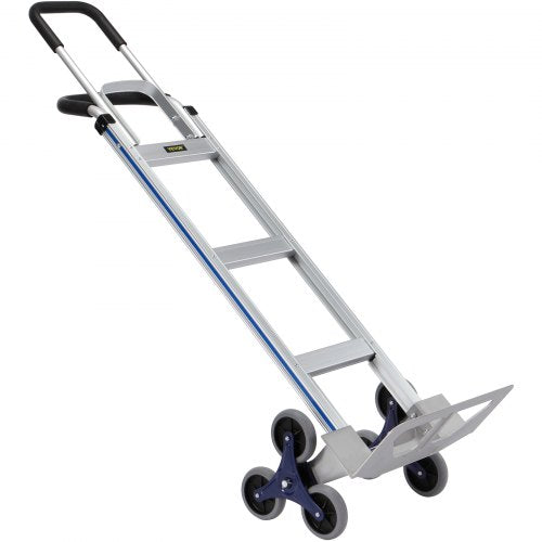 Stair Climbing Cart 550 lbs Load Capacity Aluminum Hand Truck Dolly with Dual