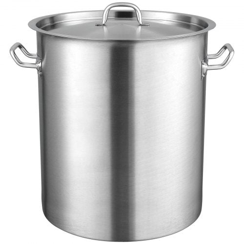 Stainless Steel Stockpot 42 Quart Large Cooking Pots Multipurpose Cookware