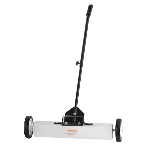 50Lbs Rolling Magnetic Sweeper with Wheels PushType Magnetic Pick Up Sweeper