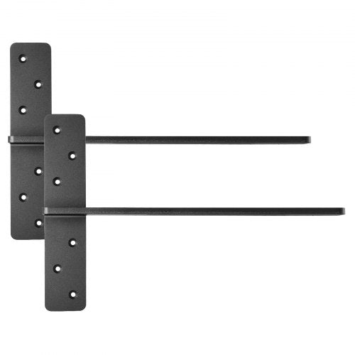T Shelf Brackets 2 Pcs 200 lbs90 kg Weight Capacity 18x289x12 in 4572x735x3048