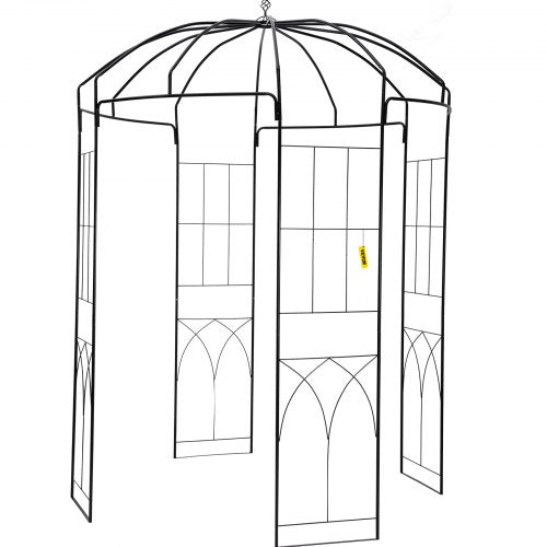 Birdcage Shape Garden Arbor 9 High x 66 Wide Heavy Duty Wrought Iron