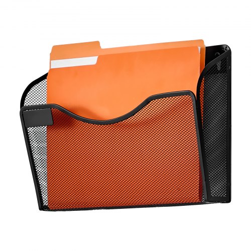 File Wall Rack SixPiece 1 Pocket Mesh Wall File Holder Wall Mounted