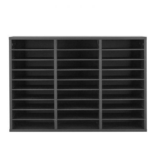 Literature Organizer 27 Compartments Office Mailbox with Removable Shelves