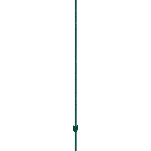 6 Feet Fence Post 6 Pack UChannel Heavy Duty Metal Fence Posts Sturdy