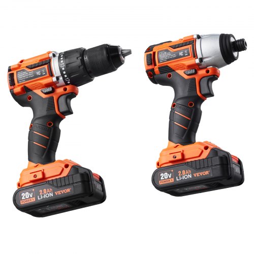 Tool Combo Kit 20V Max Cordless 2Tool Combo Kit with 12 in Drill 14 in Drill
