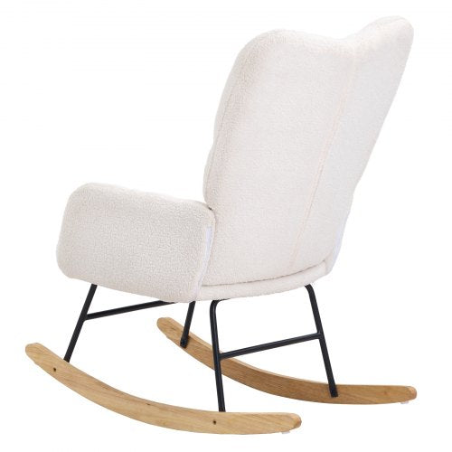 Rocking Chair Nursery Glider Rocking Chair with Soft Seat and High
