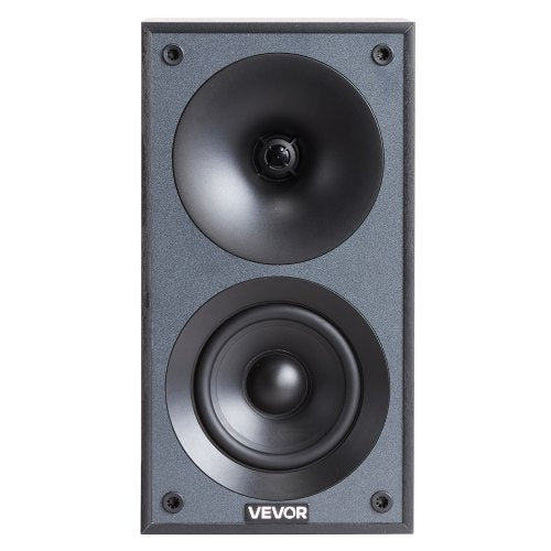 Passive Bookshelf Speaker 300W Book Shelf Stereo Speakers with 4Inch
