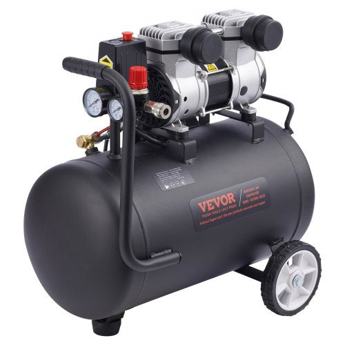 Air Compressor 8 Gallon Steel Tank 1HP 22 CFM90 PSI Oil Free Air