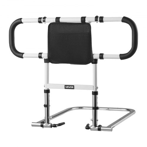 Bed Rail for Elderly Foldable Extendable Bedside Assist Rail with Side