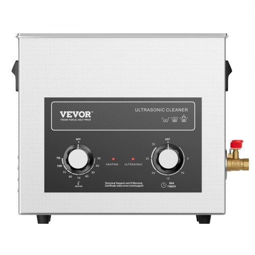 6L Ultrasonic Cleaner with Heater Timer Basket Professional Digital Sonic