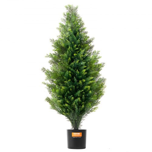 2 Pack 3 Artificial Cedar Topiary Tree Faux Plant UV Decor InOutdoor 2 PCS