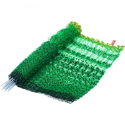 Electric Fence Netting 48 H x 168 L PE Net Fencing Kit with Posts