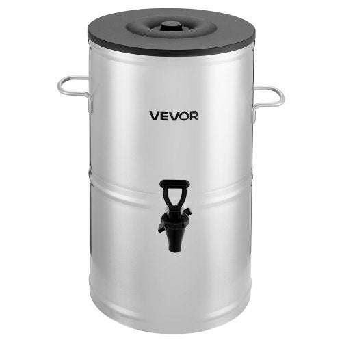 Ice Tea Dispenser 4 Gal15L 304 Stainless Steel Beverage Dispenser with Spigot