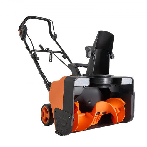 Electric Snow Blower 20 inch 15A Corded Snow Thrower with Dual LED