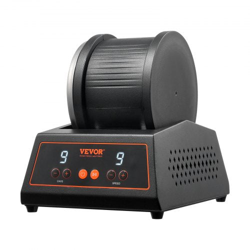 Rock Tumbler Machine 4 lbs Rock Polishing Machine 9 Speed Settings 9Day