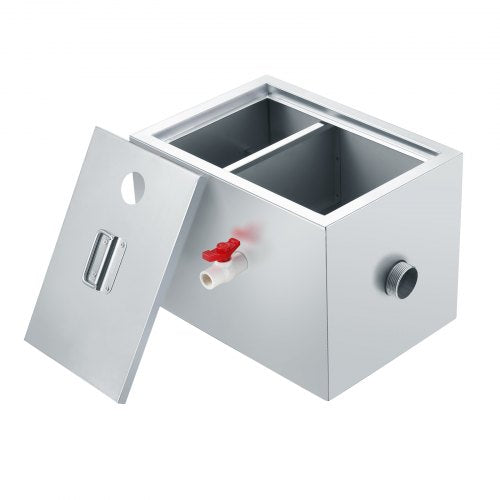 Commercial Grease Trap 8 LBS Grease Interceptor Top Inlet Interceptor