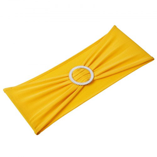 Stretch Spandex Chair Sashes Chair Slipcover and Stretch Chair Sash with Round
