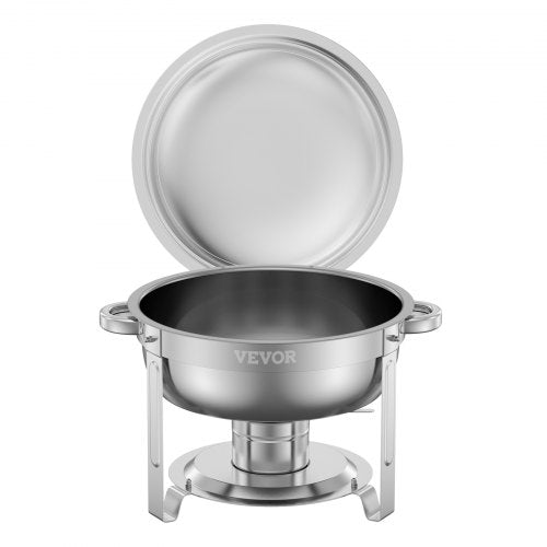 Chafing Dish Buffet Set 5 Qt 2 Pack Stainless Steel Chafer with 2 Full