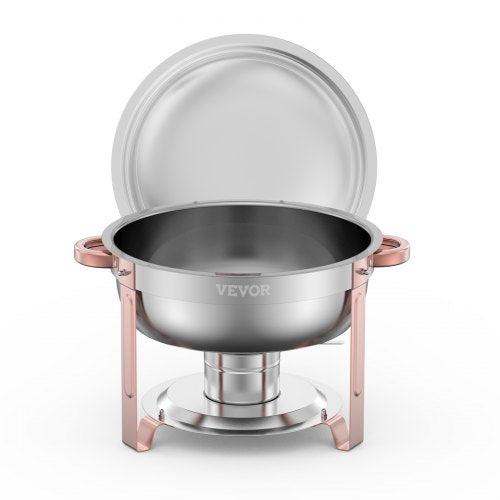 Chafing Dish Buffet Set 5 Qt 4 Pack Stainless Steel Chafer with 4 Full