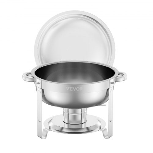 Chafing Dish Buffet Set 5 Qt 4 Pack Stainless Steel Chafer with 4 Full
